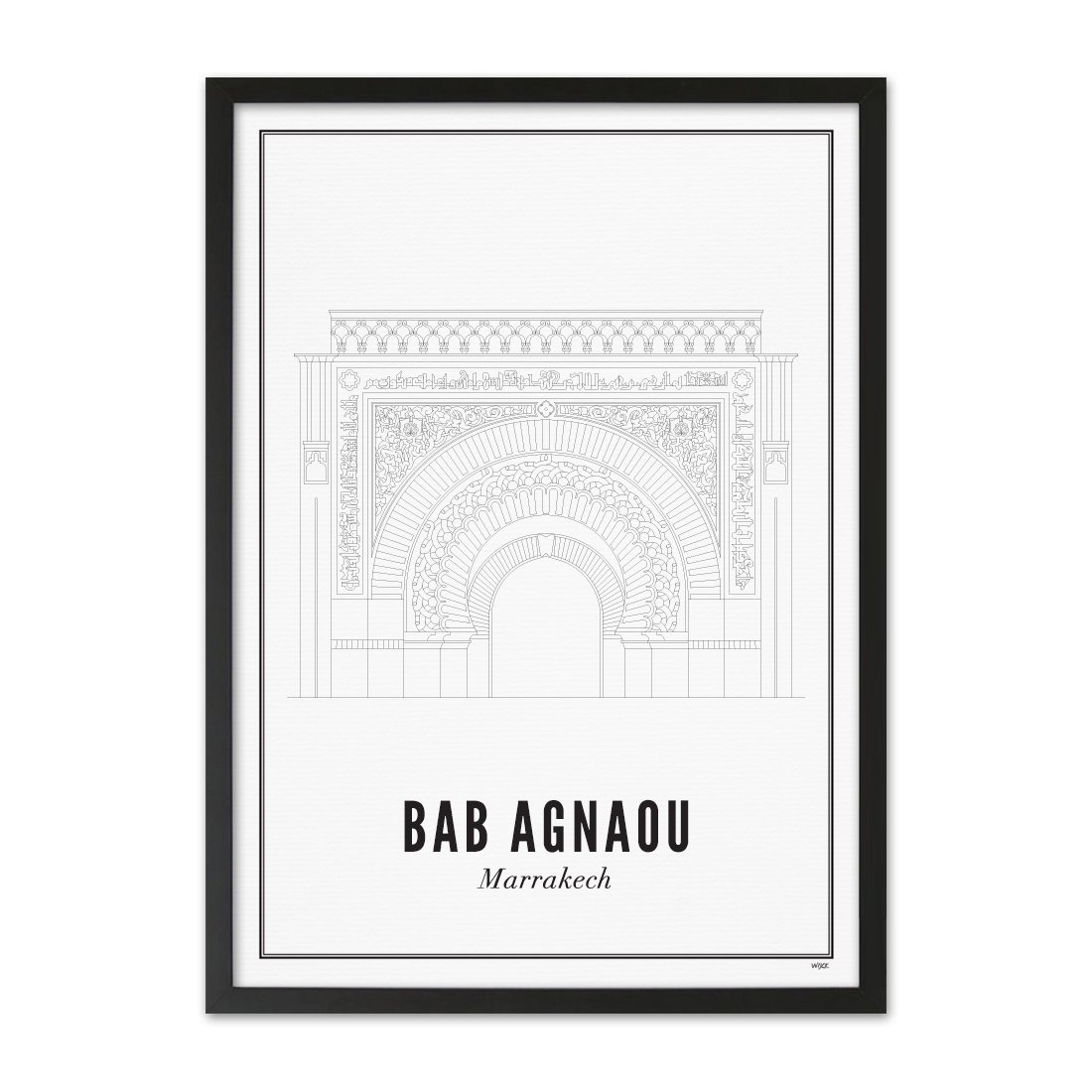 Affiches de Marrakech - Bab Agnaou | WIJCK.
